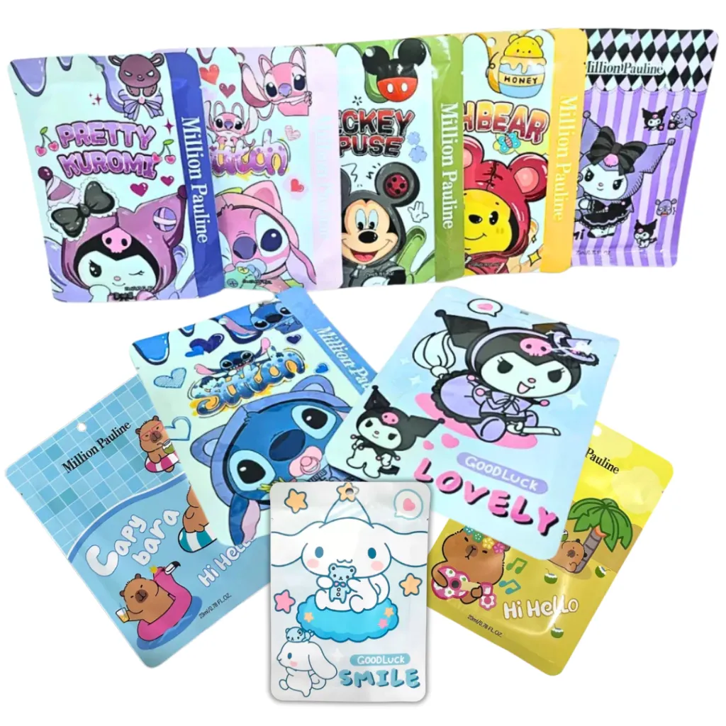 Set x5 Mascarillas Faciales Hidratantes Colágeno