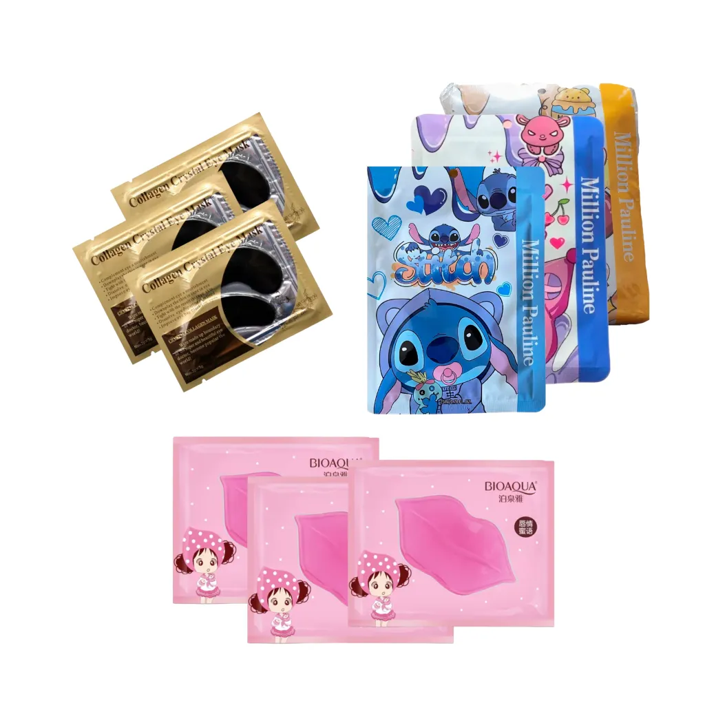 Pack De Mascarillas 3 Faciales + 3 Ojos + 3 Labios