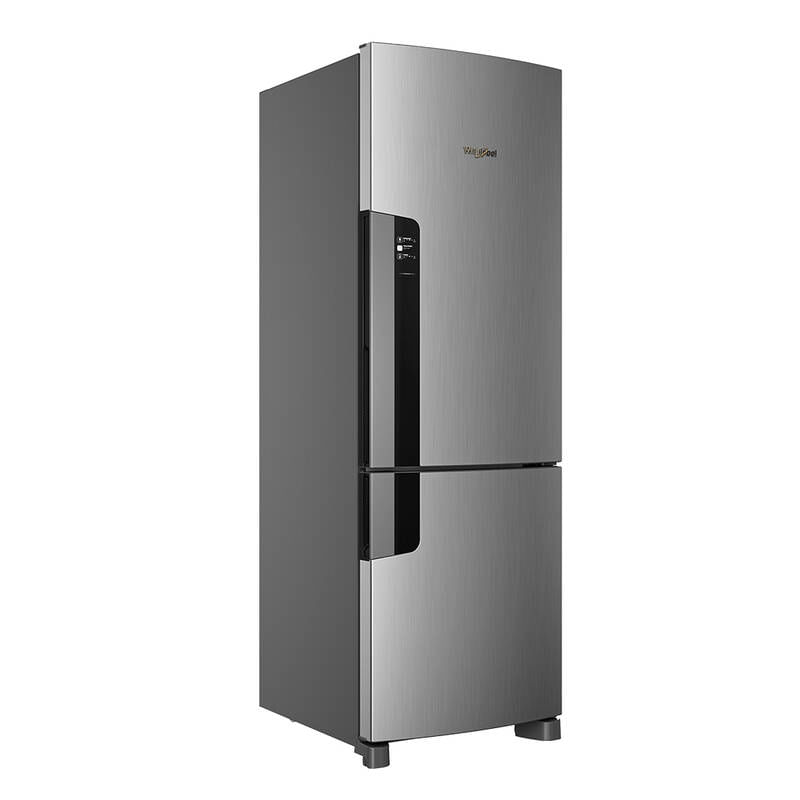 Heladera No Frost Inverter Whirlpool 397L Wre45mk Acero Inoxidable