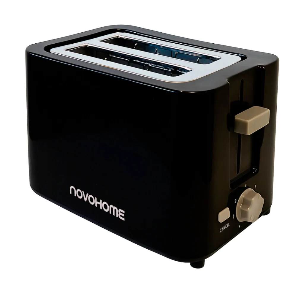 Tostadora Electrica 2 Bahias 7 niveles Negro NovoHome NH-TO025N