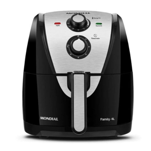Freidora De Aire 4 LT Negra/Inox AFN-40-BI Mondial Air Fryer