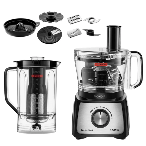 Multiprocesadora Turbo Chef C/ Jarra MPN-01-BF Mondial