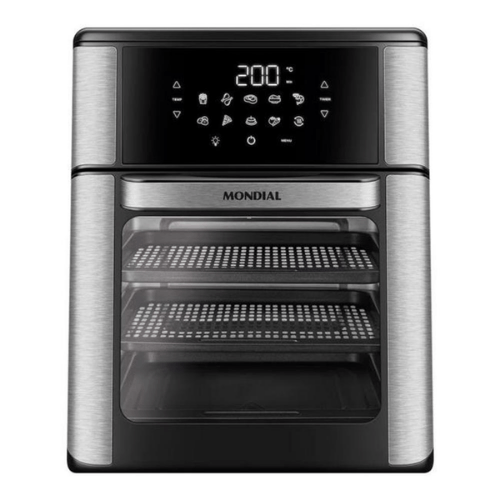 Horno Freidora De Aire 12Lt Eléctrico AFON-12L-BI Air Fryer Mondial