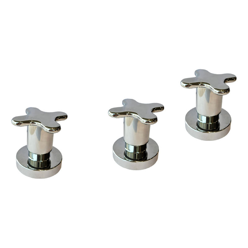 Griferia Bidet Con Transferencia Viva Nova Cruz Hydros Cromo