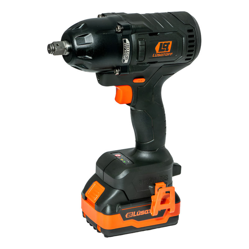 Llave Impacto Inalambrica Brushless 750nm + 2 Bateria 4 Amp