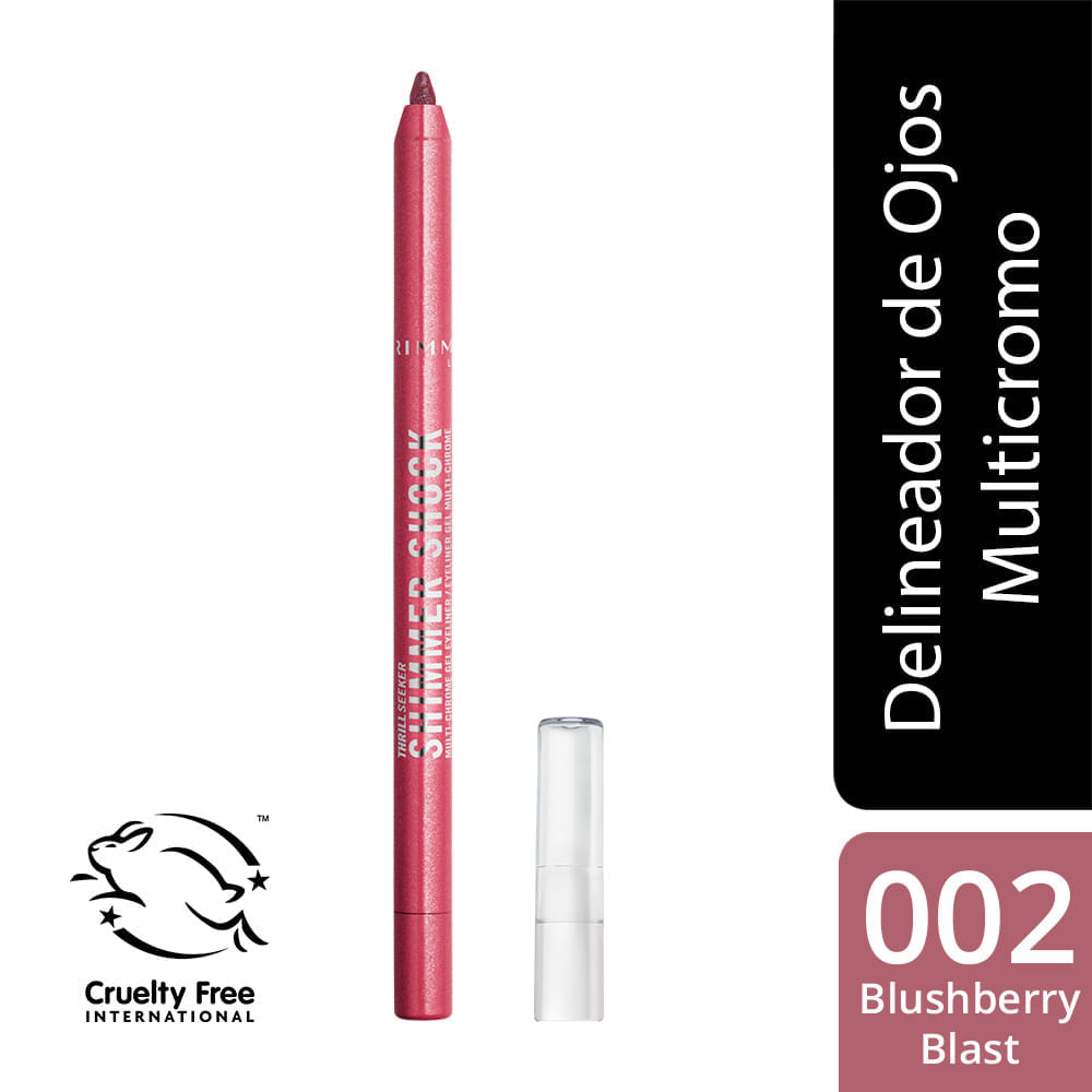 Delineador de Ojos Rimmel London Thrill Seeker Shimmer Shock Blushberry Blast 002