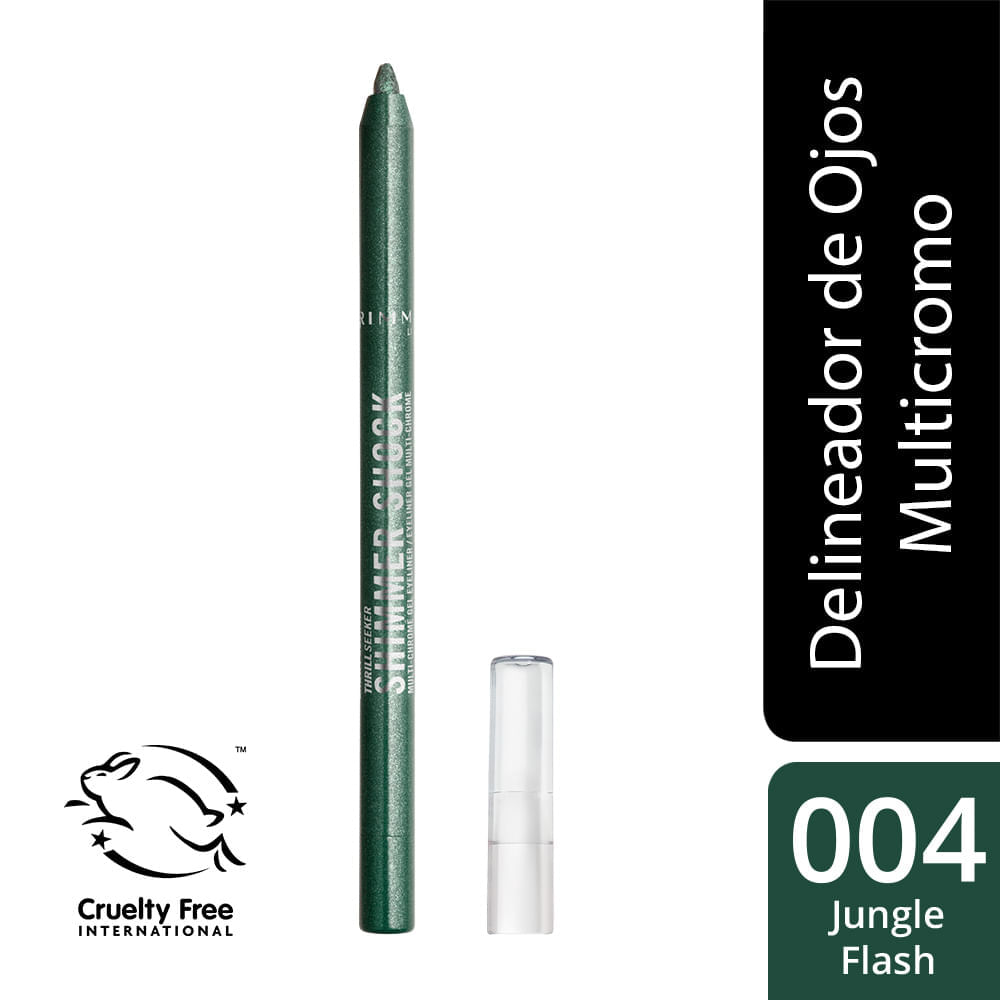 Delineador de Ojos Rimmel London Thrill Seeker Shimmer Shock Jungle Flash 004