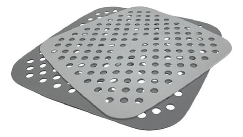 Moldes X2 Silicona Para Airfryer 22x19 Cm Cuadrado Hudson Gris