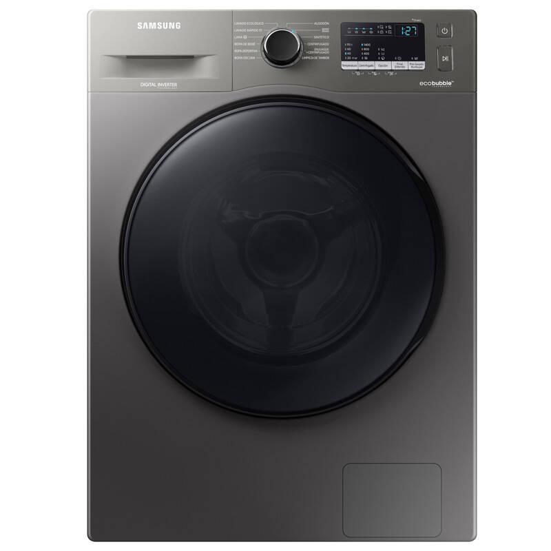 Lavarropas Carga Frontal Samsung 9.5 Kg 1400 Rpm Inverter Silver Ww95aa046bxubg