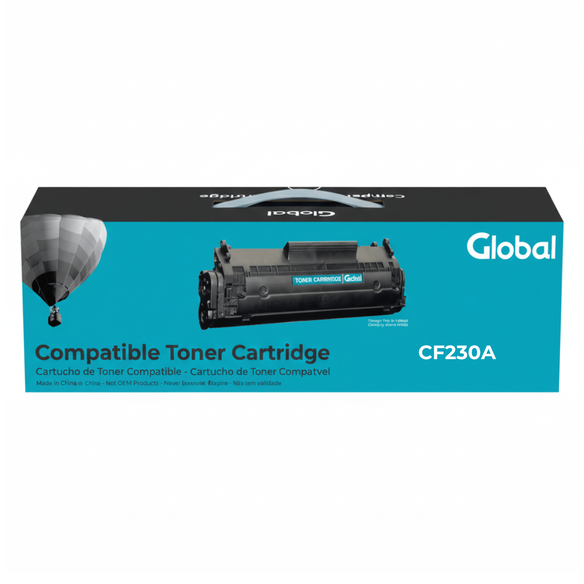 Cartucho de Toner Compatible con HP CF230A con Chip para M203 227 - Color Negro - Marca Global