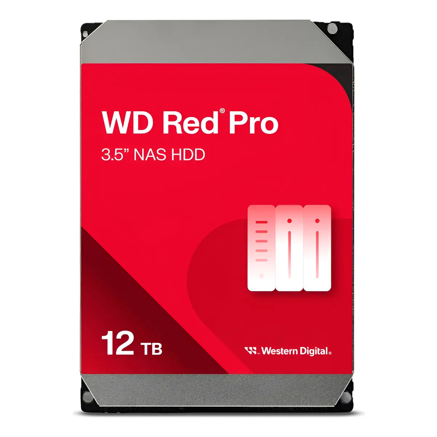 Disco duro Western Digital NAS Red Pro 12TB 3.5 SATA 7200RPM CMR 512MB WD122KFBX