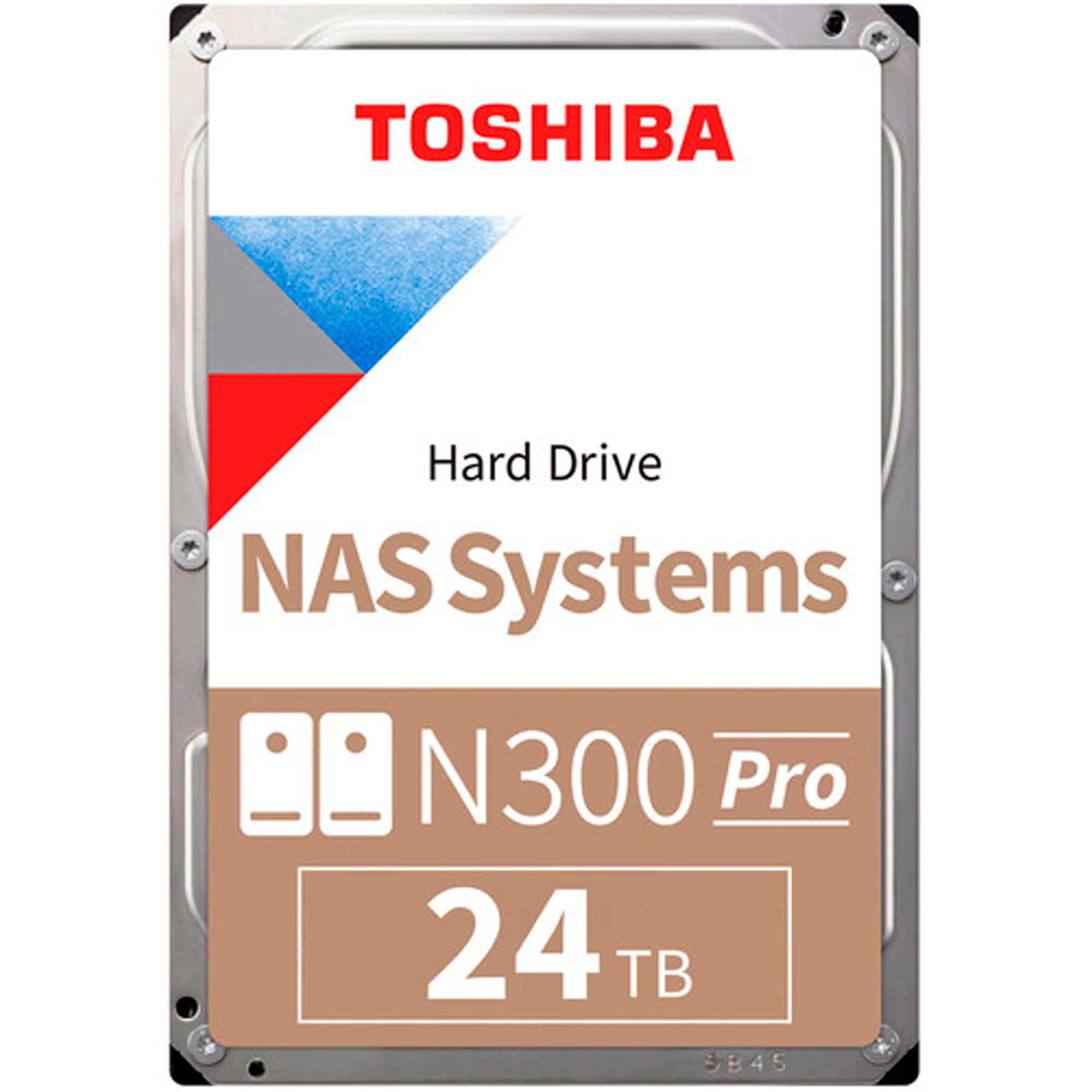 Disco duro HDD Toshiba N300 PRO 24TB NAS SATA 3.5 7200RPM CMR