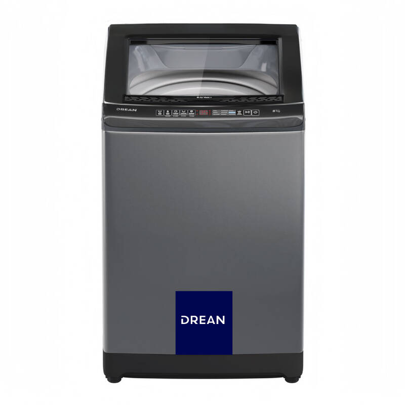 Lavarropas Carga Superior Drean 8 Kg 660 Rpm Gris Lpdr0865ilg