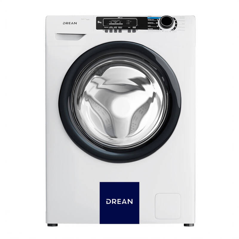 Lavarropas Carga Frontal Drean 6 Kg 1000 Rpm Inverter Blanco Lcfdr0610lb0