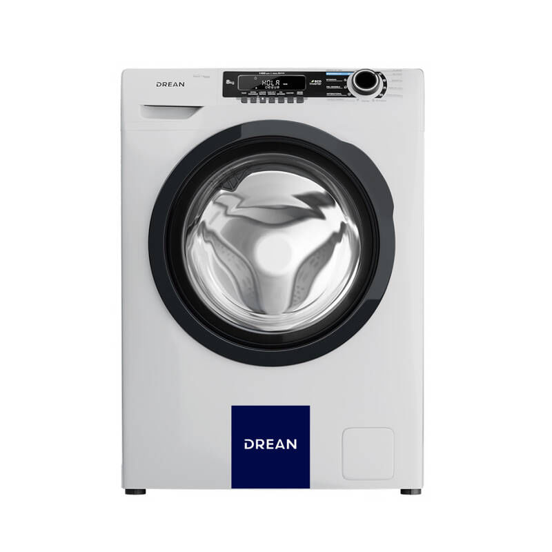 Lavarropas Carga Frontal Drean 8 Kg 1400 Rpm Inverter Blanco Lcfdr0814sb