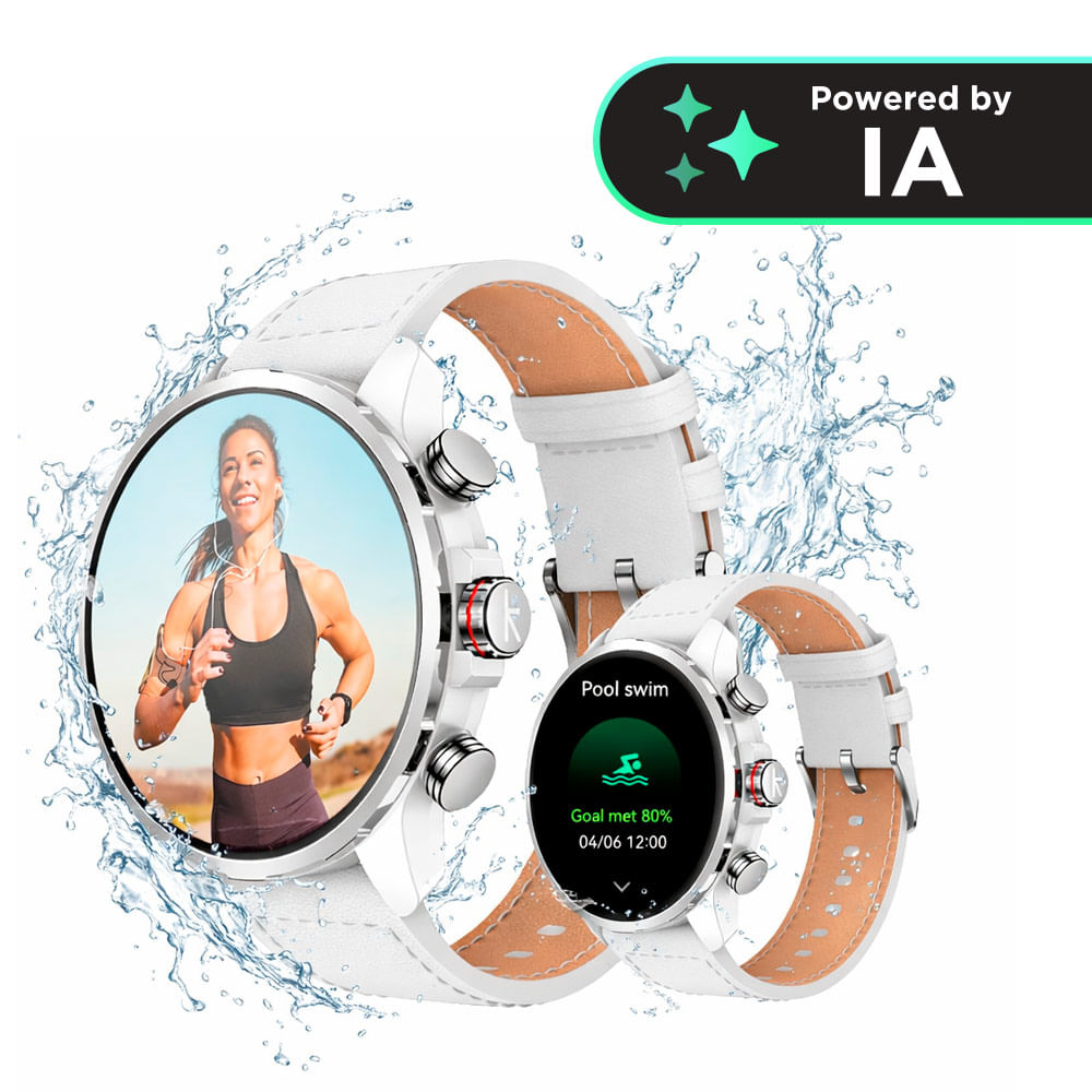 Smartwatch Kieslect Kr Ultra 3 Amoled 15 Pulgadas Gps 178 Modos 5 Atm Bateria 500 Mah
