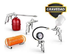 KIT 5 PIEZAS GRAVEDAD