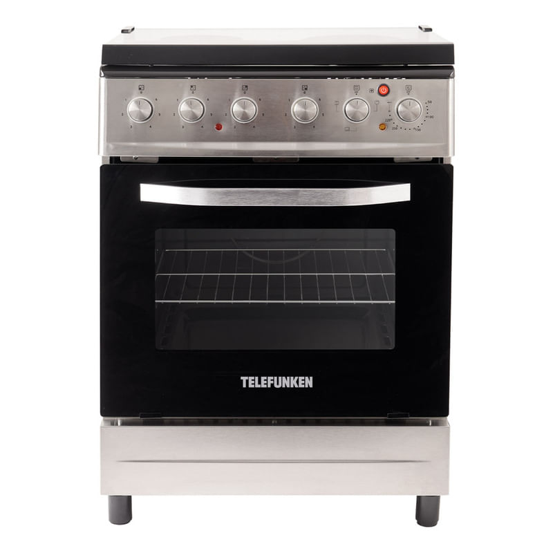 Cocina Electrica Telefunken Acero Inoxidable 60cm Plateado