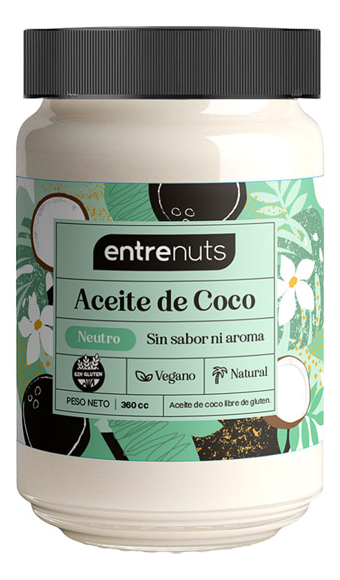 Aceite De Coco Neutro Entrenuts 360cc