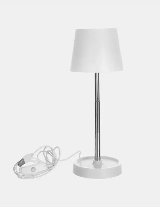 Lampara Led Extensible Luz Calida Usb Para Mesa Noche Living Blanco Cálido Blanco