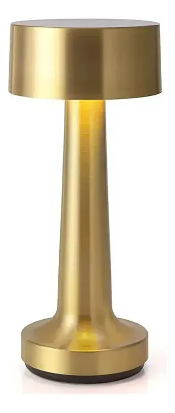 Lampara Nordica Velador Led Dimmer Tactil Recargable Metal