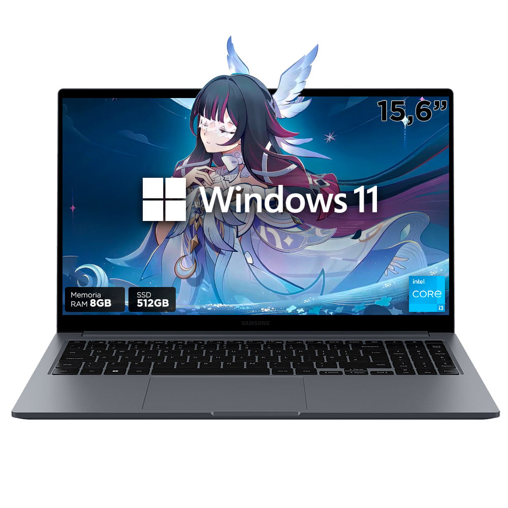 Notebook Samsung Galaxy Book4 15 6 Intel Core i3 RAM 8 GB