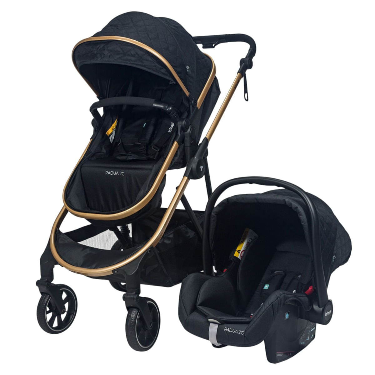 Cochecito Travel System Infanti Padua 2G Negro
