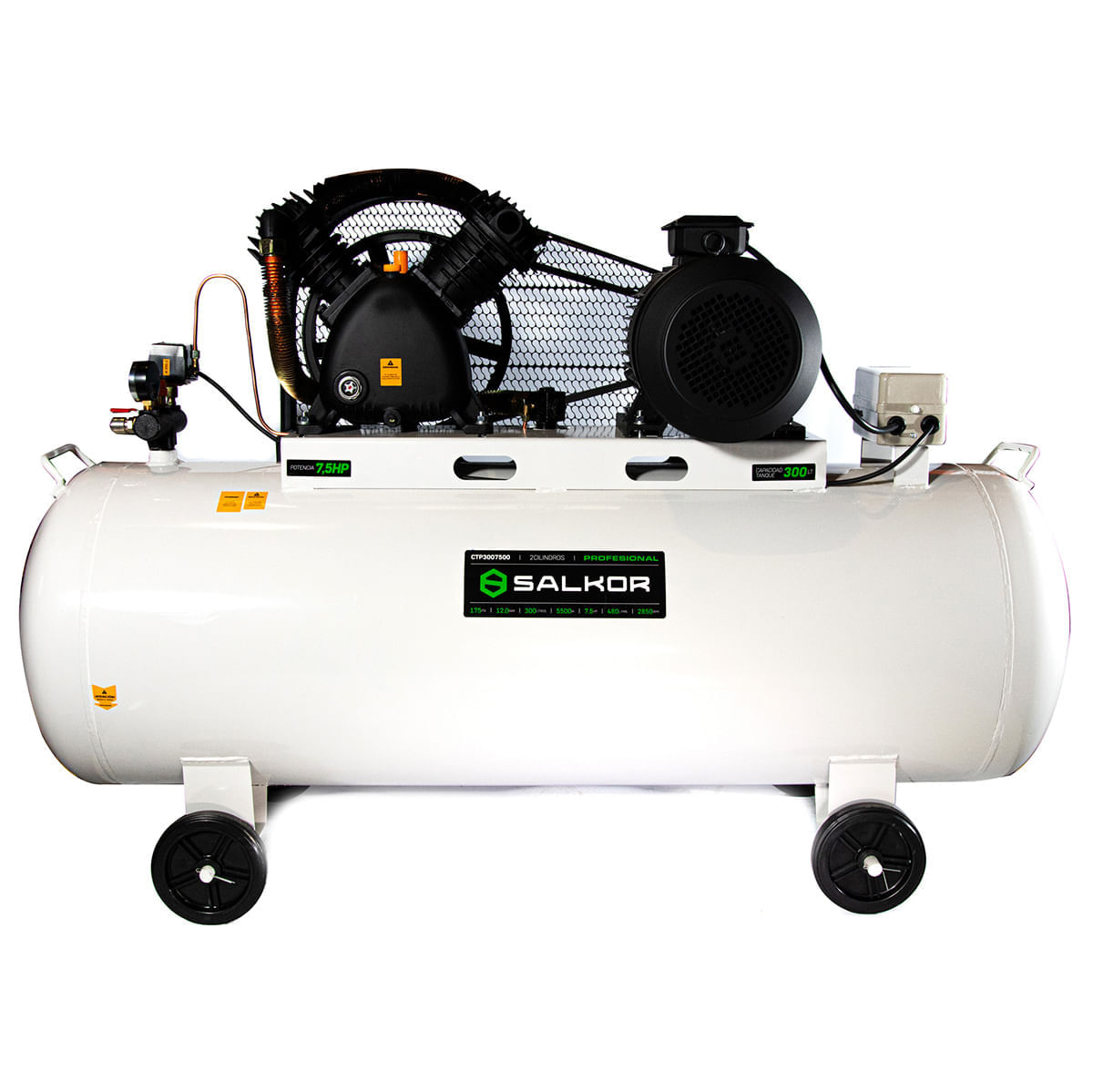 Compresor De Aire Trifásico 7,5Hp 300Lt.