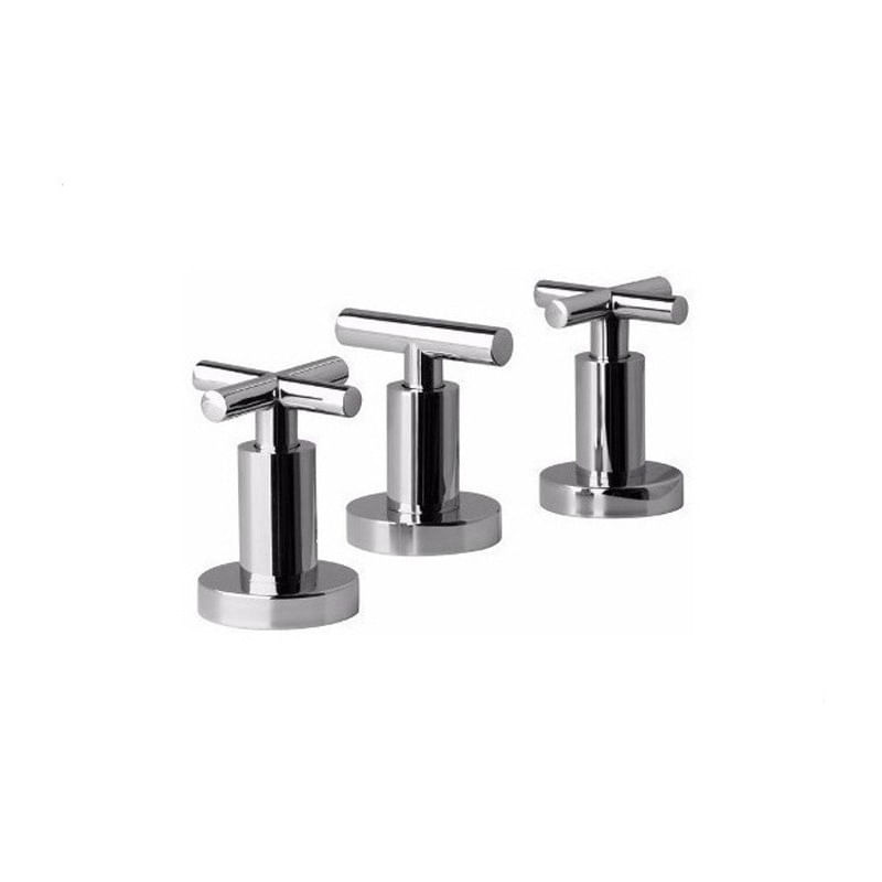 Griferia Bidet Bano Lavatorio Cromado Piazza Novara 21004 Color Plateado