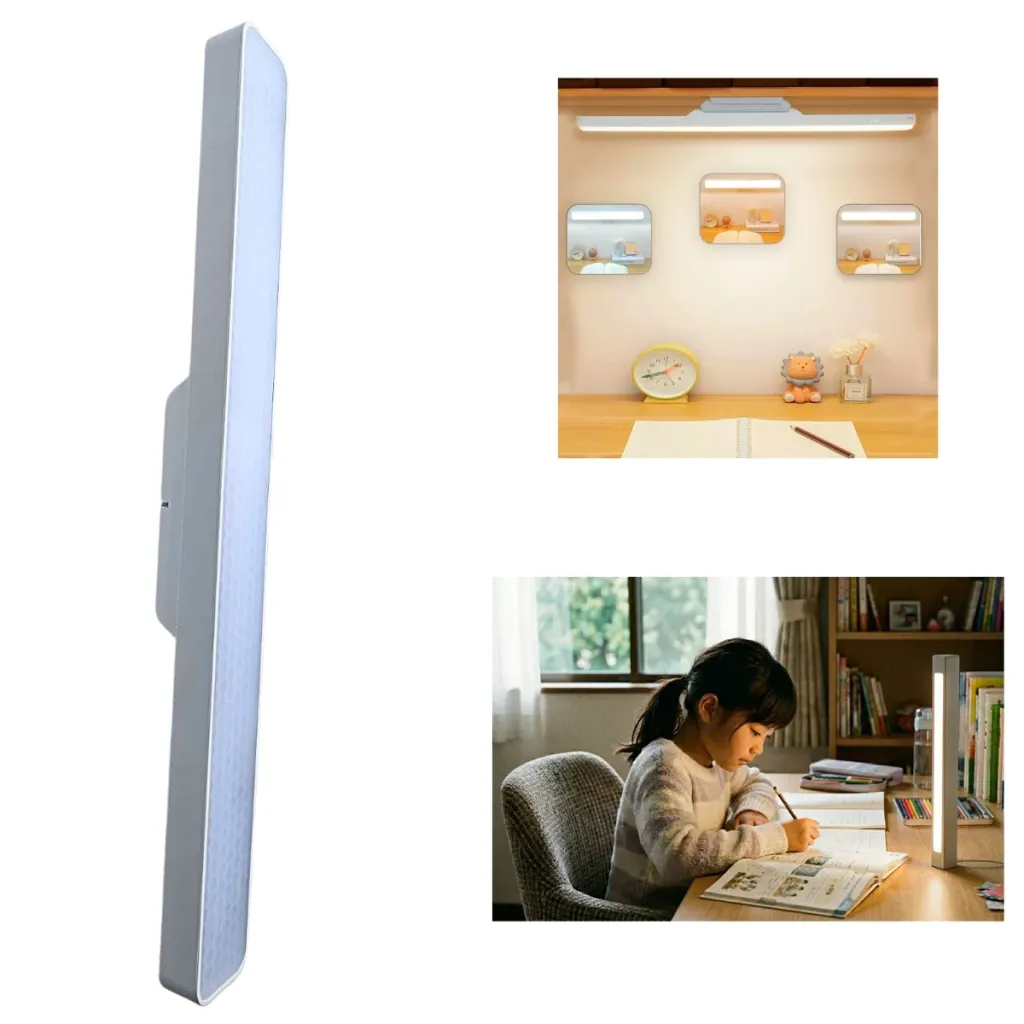 Barra Lámpara Led 30cm Recargable Base Soporte Celular