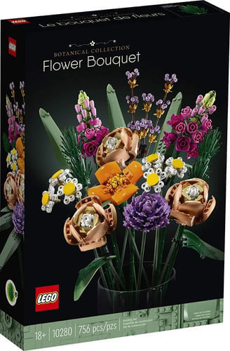 Lego Botanical Ramo De Flores - 756 Piezas