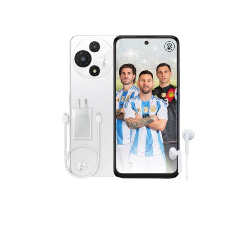 Celular Tcl 60R 4G 4 + 4 Gb 128 Gb Nfc Pure White