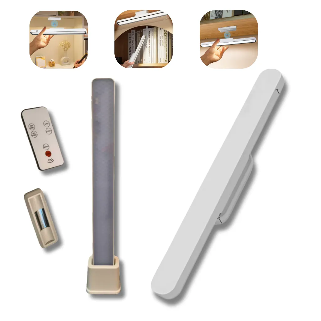 Luces LED Barra Magnética Recargable Combo 45cm + 30cm