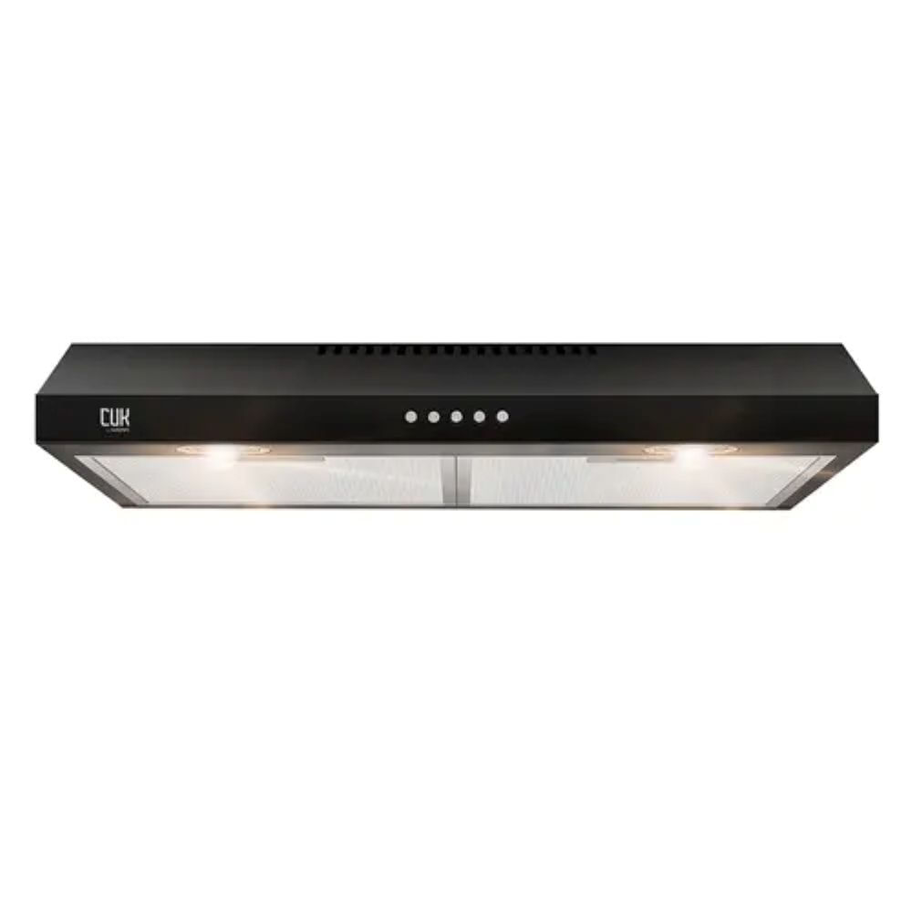 Extractor De Cocina Cuk By Gadnic EXT11971 100W Doble Filtro Aluminio 2 Luces LED Negro