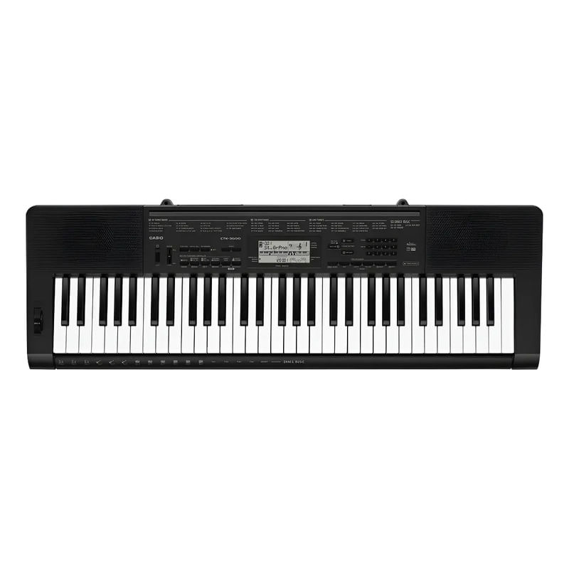 Teclado Musical Casio Ctk-3500 61 Teclas Negro Negro
