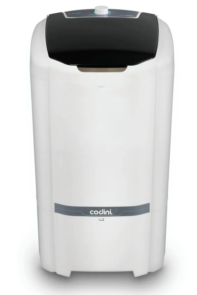 Lavarropas Semiautomático QBICO 10 kg 6 Funciones Sistema de lavado oriental Blanco Codini - 8052