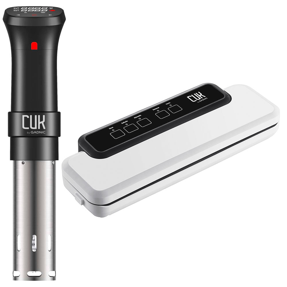 Kit Sous Vide Cocción De Precisión + Envasadora Al Vacío Profesional