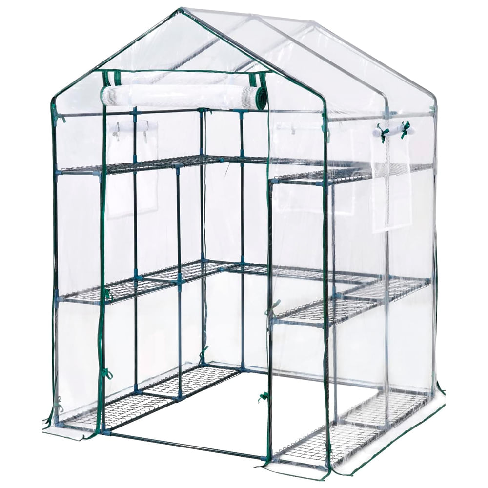 Invernadero South Port By Gadnic Estructura Acero Indoor Outdoor Cultivo Uv Con Estantes