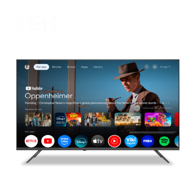 Smart Qled Google Tv Bgh 50" Qled 4K 3840 X 2160 B5026us7g