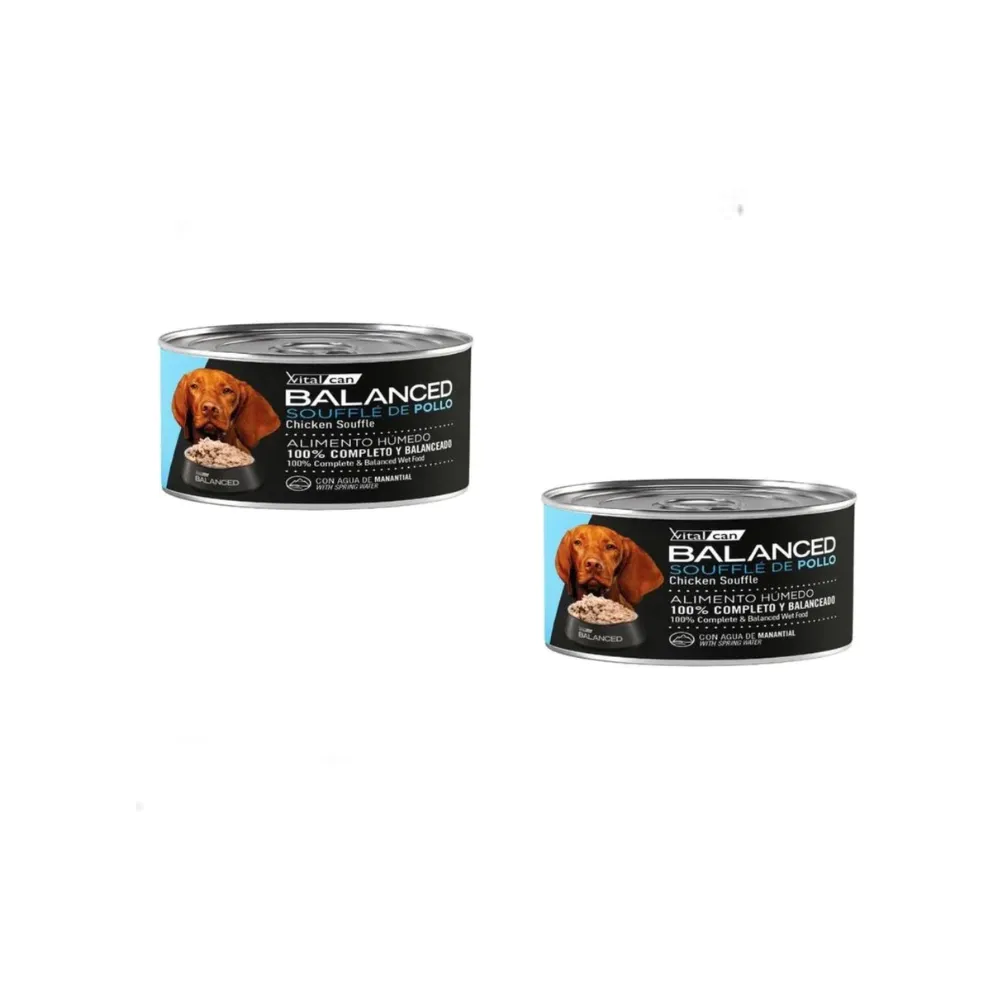 Vital Can Lata Perro Balanced Souffle Pollo Adulto 85 Grs