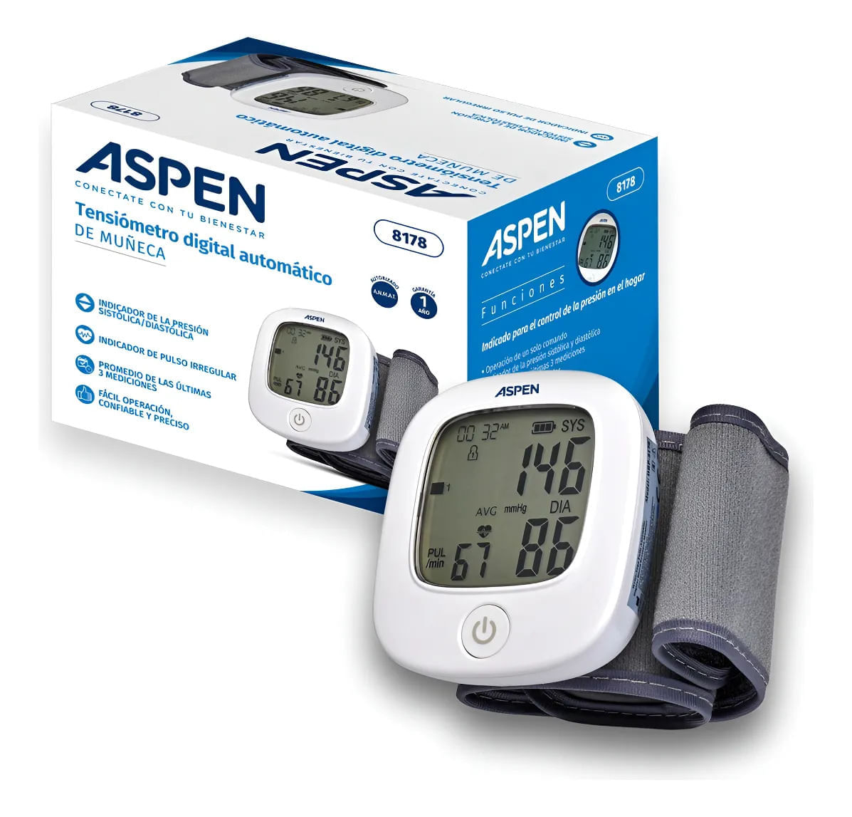 Tensiometro Aspen de muñeca dbp8178