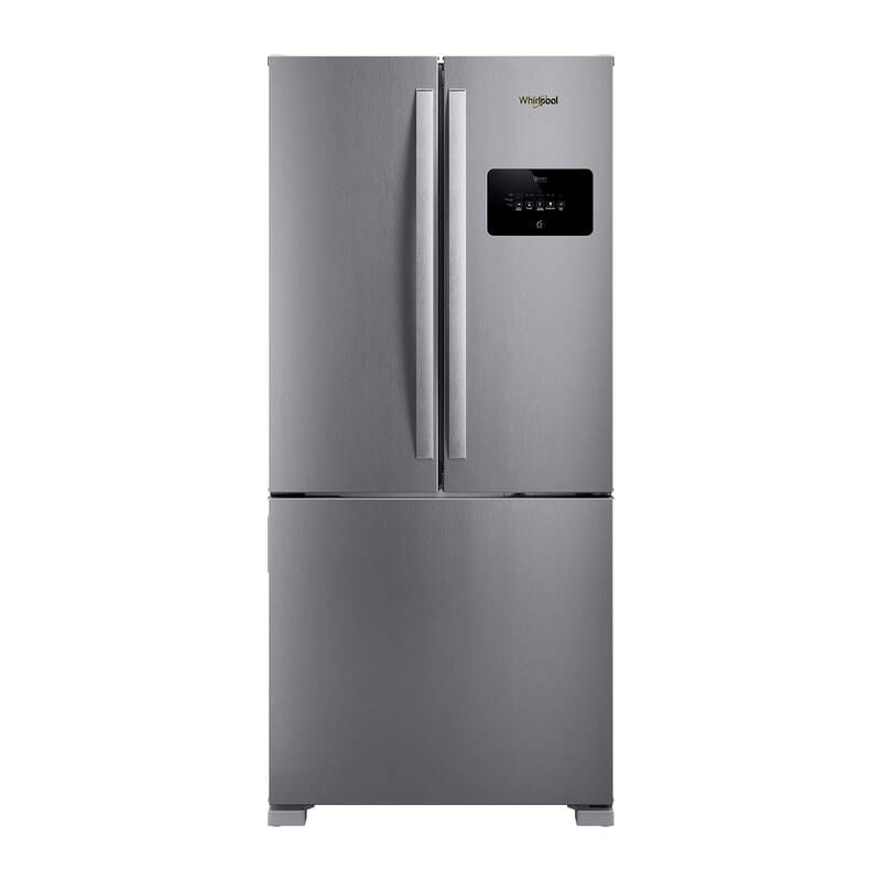 Heladera French Door Inverter Whirlpool 555L Wro85mk Acero Inoxidable