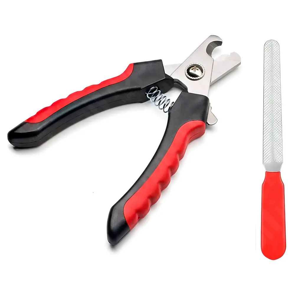 Set Alicate + Lima Corta Uñas Perro Gato Mascotas