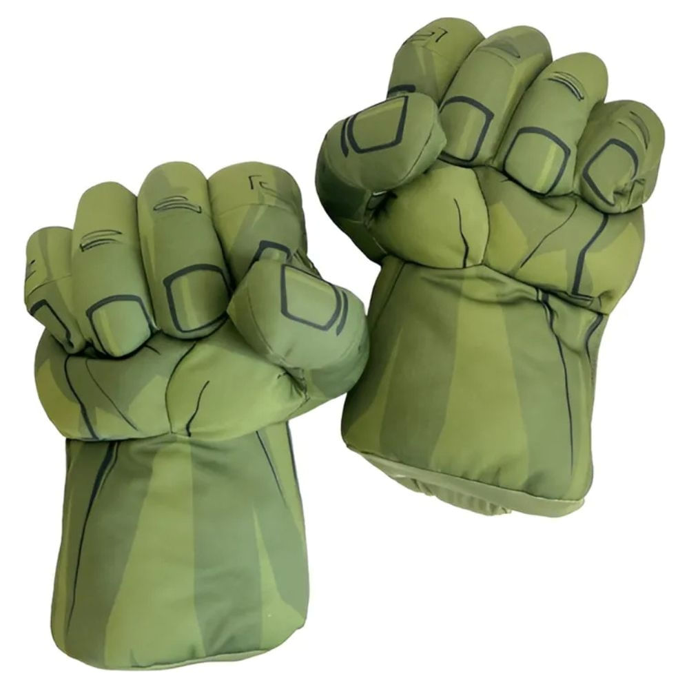 Puño Gigante Par Guantes Acolchados Hulk Marvel Avengers Hulk