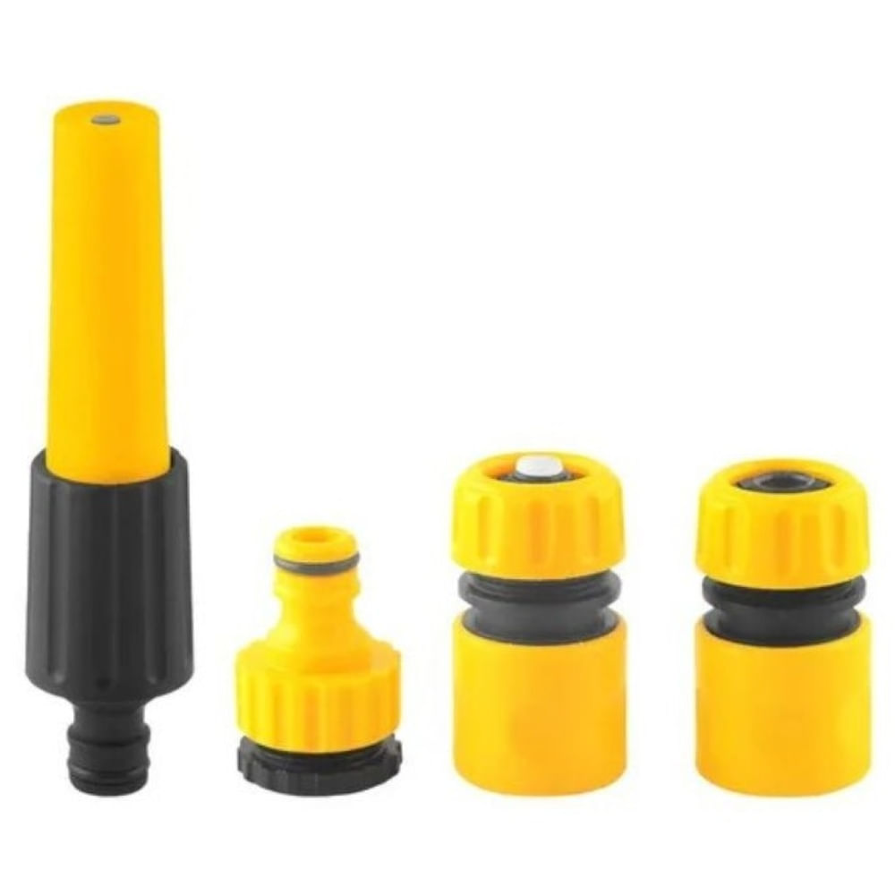 Kit X4 Conector + Acoples Mangueras Chorro Regulable Vonder