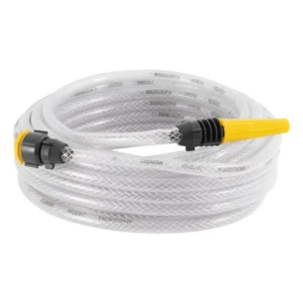 Manguera De Jardín 15m Transparente Vonder Boquilla Conector