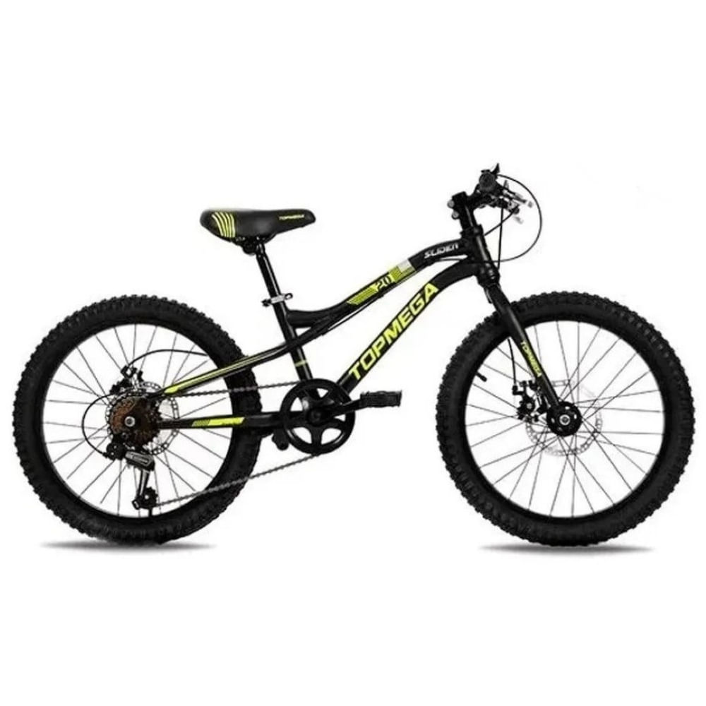 Bicicleta Mtb Niños R20 Topmega Slider 7vel Shim Freno Disco