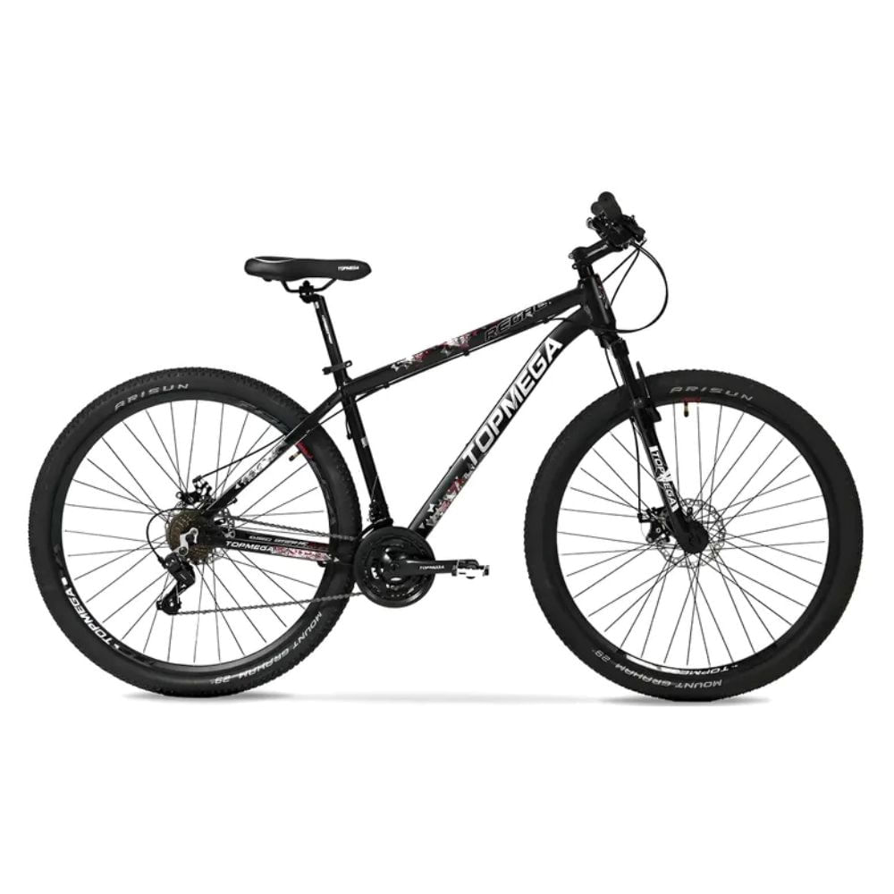Bicicleta Mtb Topmega Regal R29 21v Cambios Shimano Talle M Color Negro/Blanco/Gris