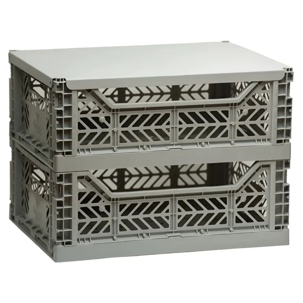 Tapa De Chapa Hierro Para Canasto Maxi Aykasa Ay-kasa Color Gray