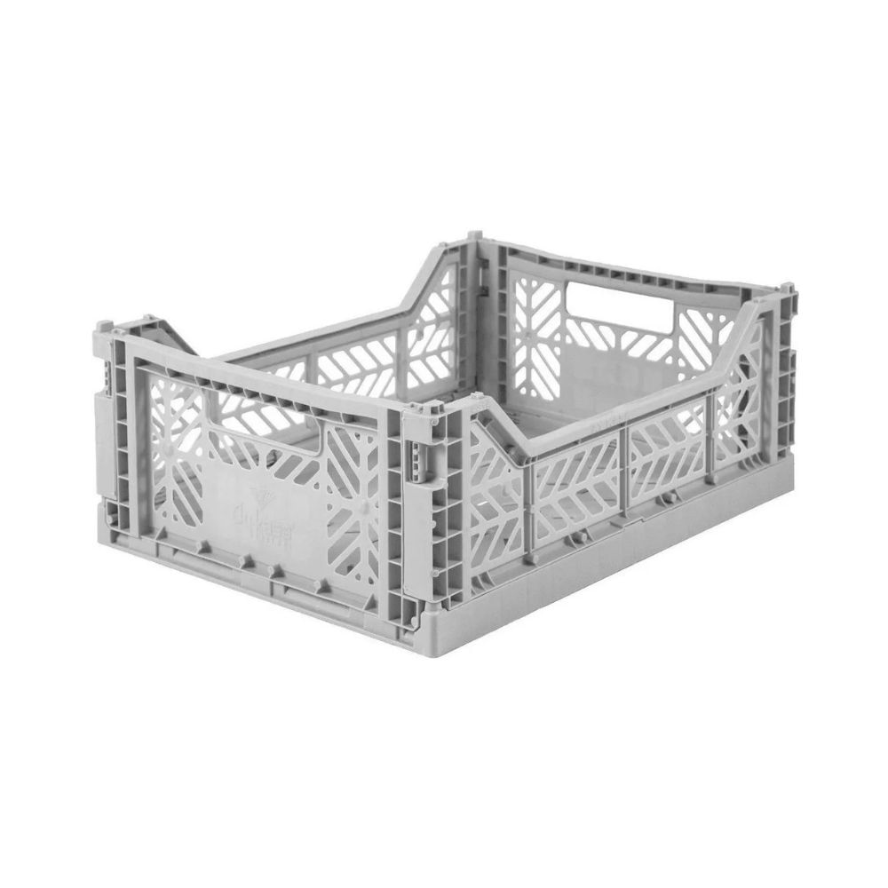 Canasto Midi Ay-kasa Aykasa Plegable Apilable Originales Gray